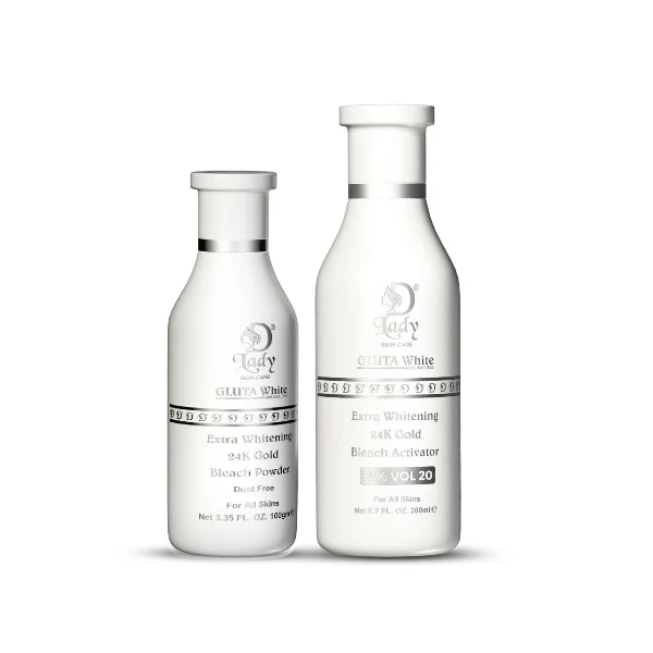 Lady Gluta White Skin Polish Whitening Anti Aging 200ML+100ML