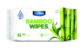 Deepfresh Wipes From Natural Bamboo Fibres 100Pcs