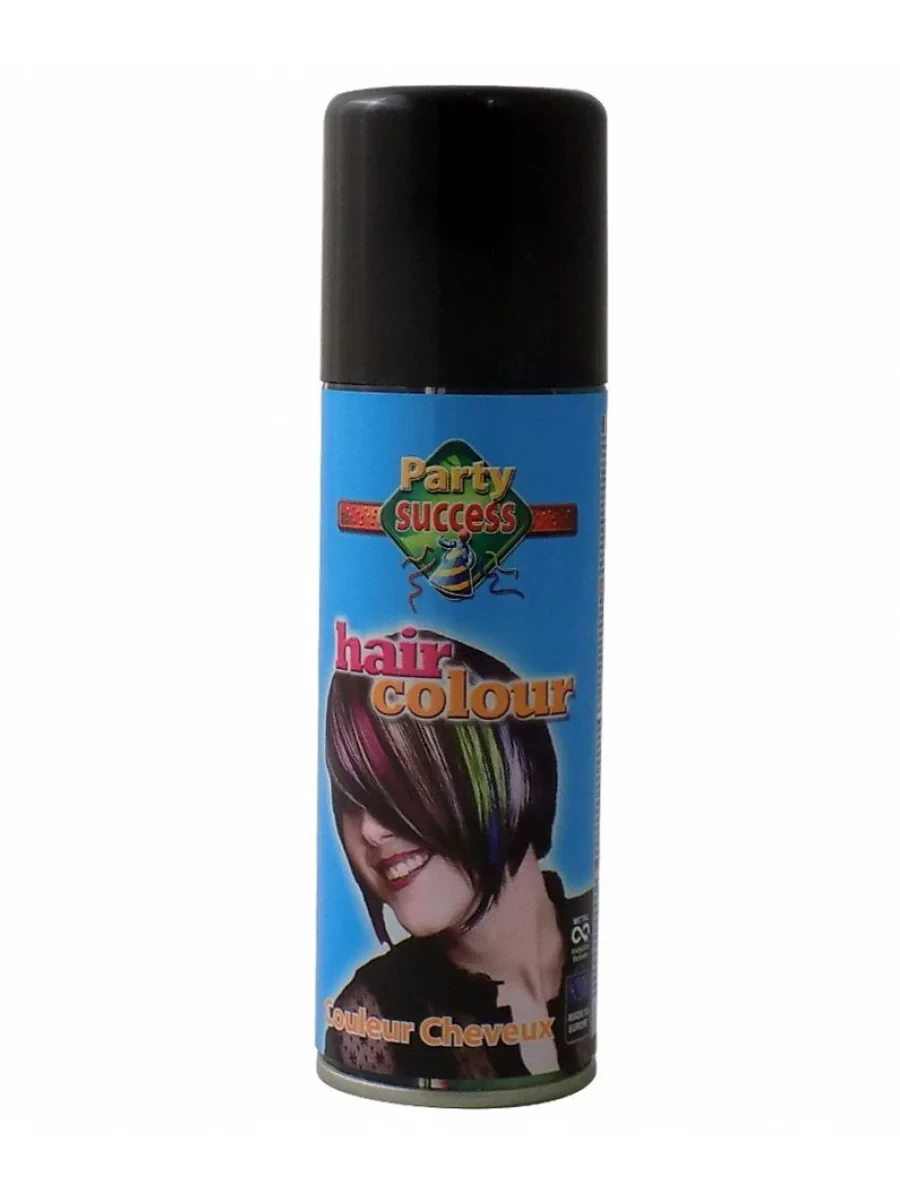 Party Success Hair Color Spray  Black 125ML