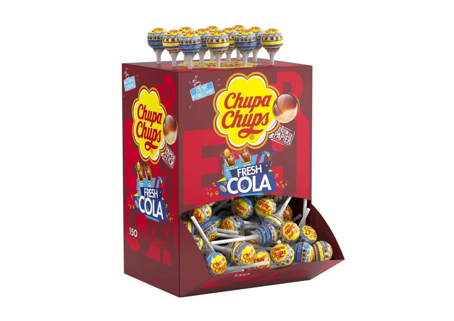 Cola Lollipop Box 150Pc