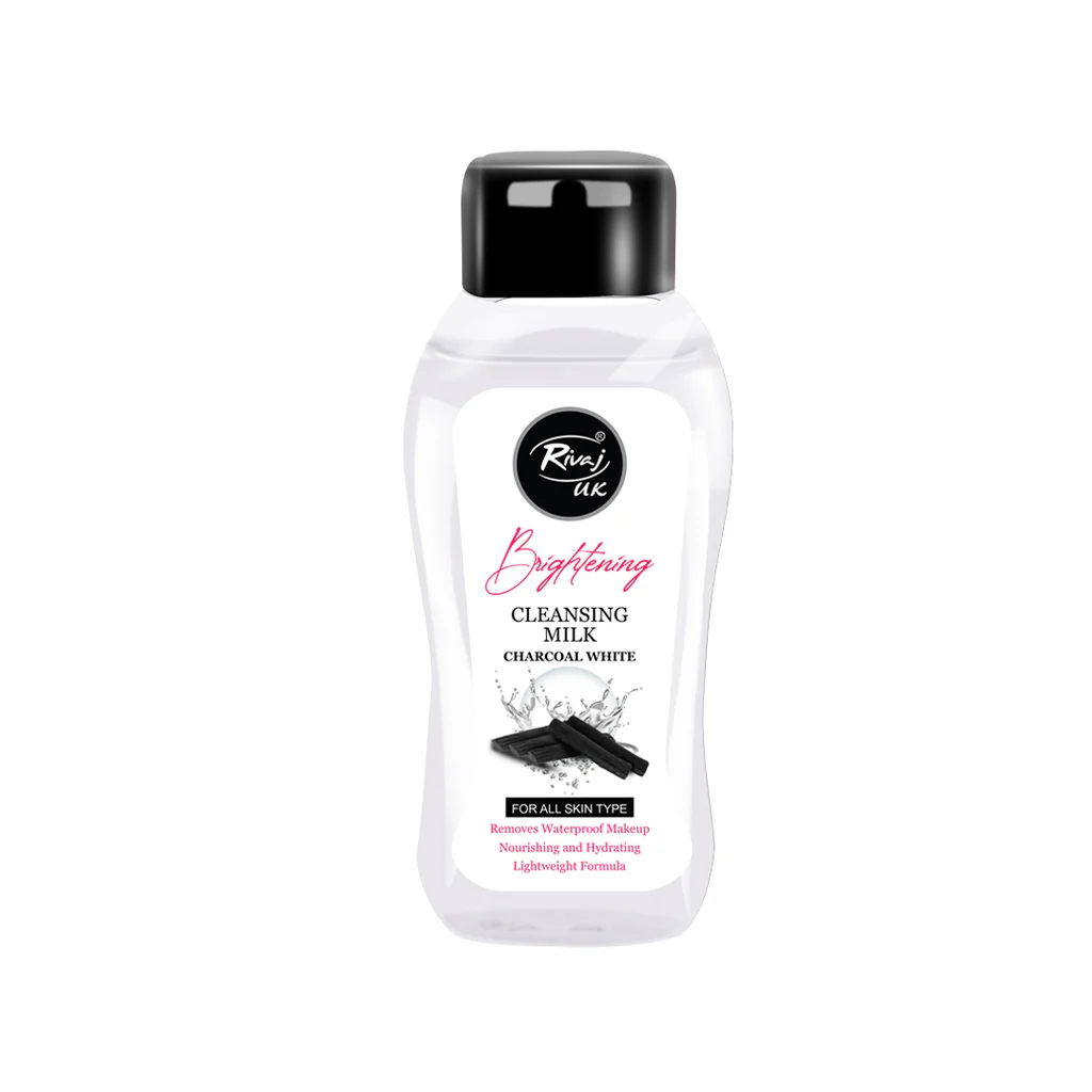 Rivaj Cleansing Milk Charcoal White 100ML