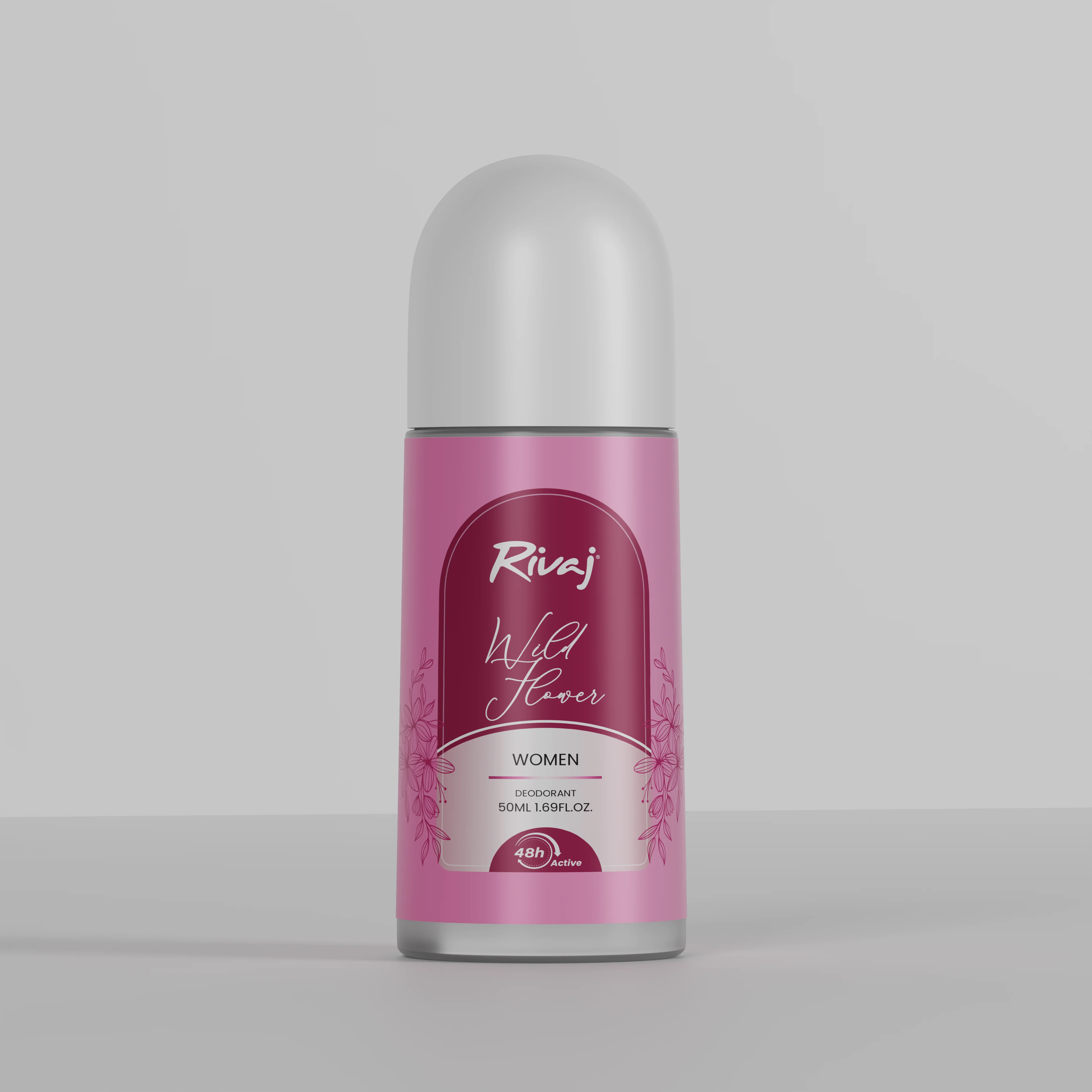Rivaj Deodorant Roll On Wild Flower 50ML