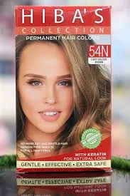 Hibas Collection Hair Colour Kit Light Golden Brown 54N
