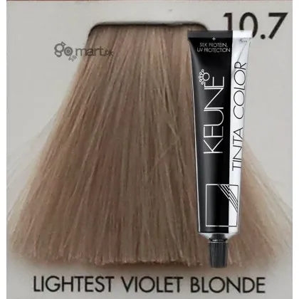 Keune Tinta 10.7 Lightest Voilet Blonde