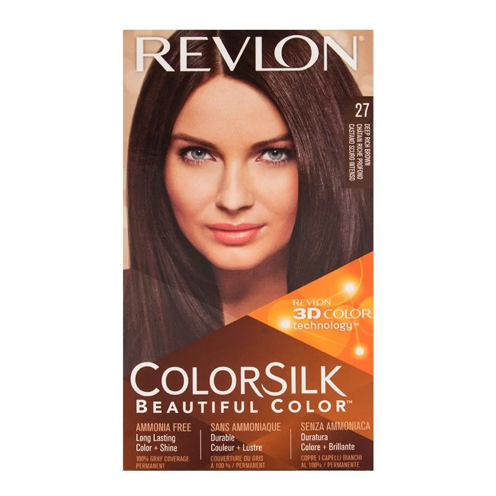 Revlon Color Silk Deep Rich Brown Hair Color 27