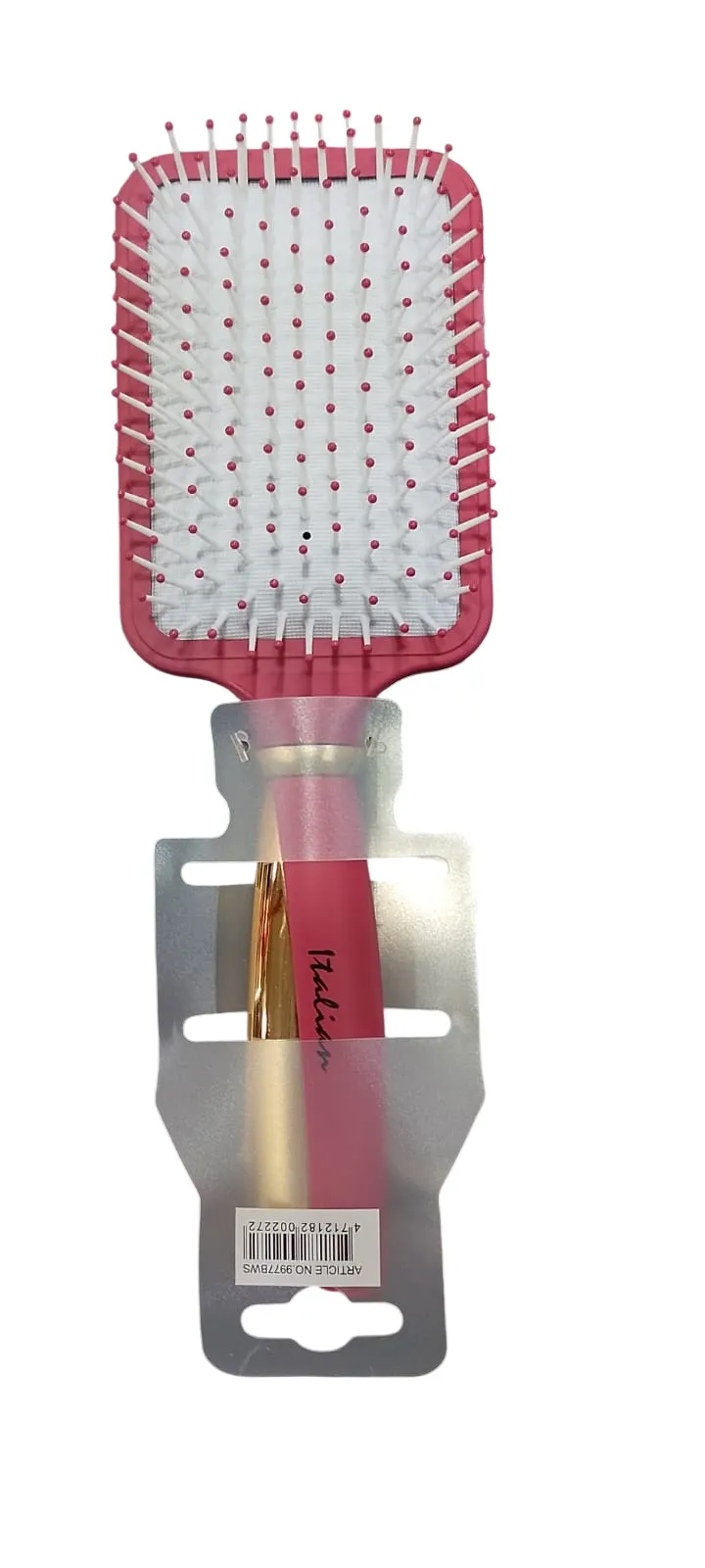 Italian Hair Brush Pink 9977BWS