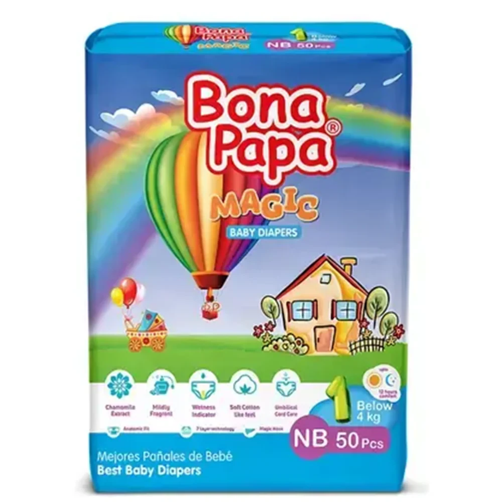 Bona Papa Baby Diapers 1 NB 50P