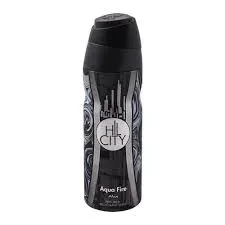 Hilcity Deodorant Body Spray Aqua Fire Men 200ML