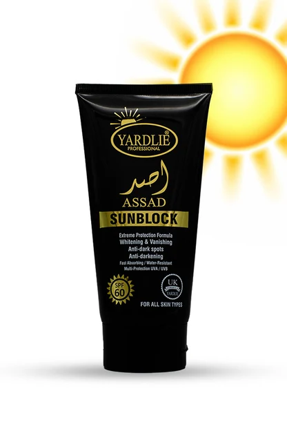 Yardlie Pofessional Sunblock Assad 60SPF+++ 150ML