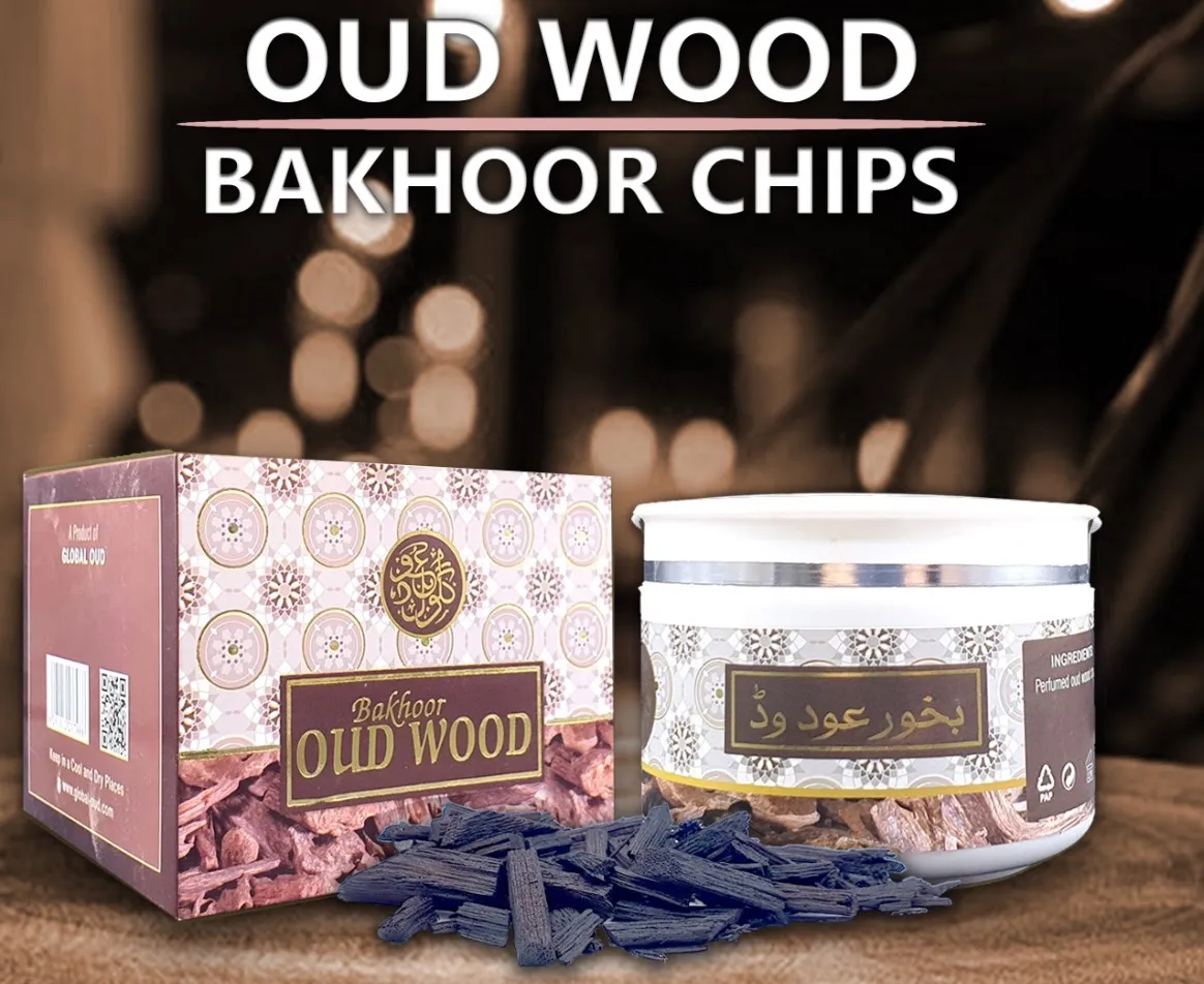 Global Oud Bakhoor Wood Chunks Jar Bakhoor Al Buhur