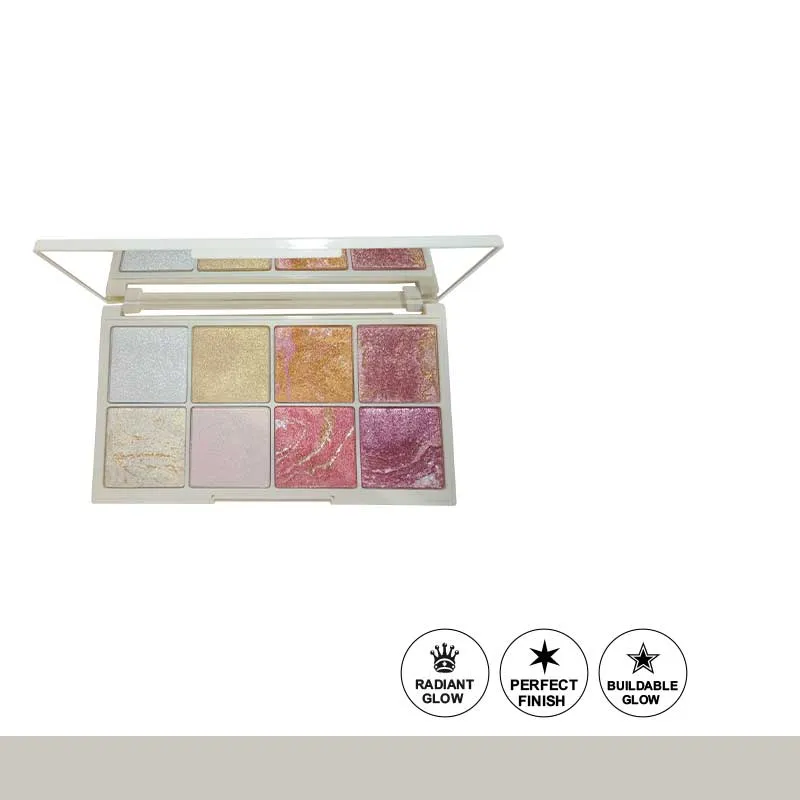 Glamorous Face Makeup Kit Highlighter And Blusher A 20G 1099