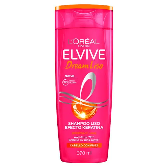 Loreal Shampoo Dream Liso Anti-Frizz 72H 370ML