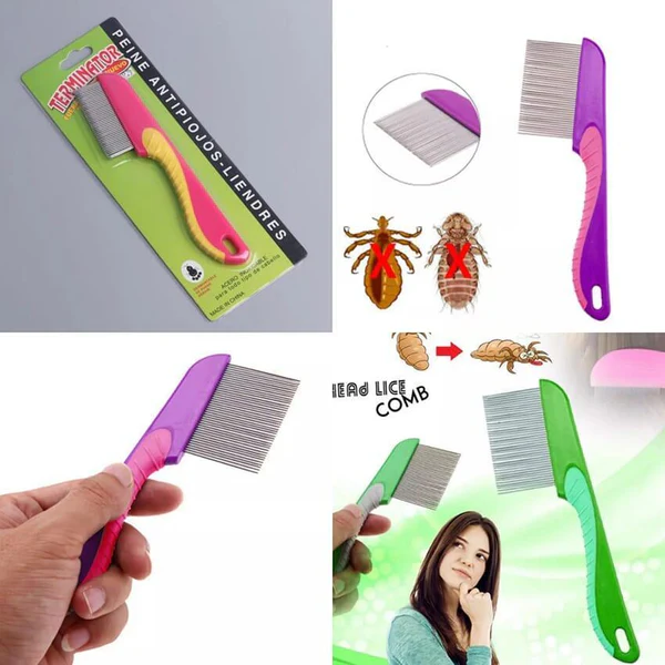 Lai Mei Anti Lice Comb Plastic Handle