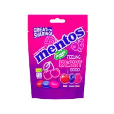 Mentos Chewy Candies Pouch Berry 135G