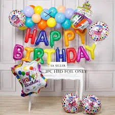 Birthday Celebration Foil Hbd