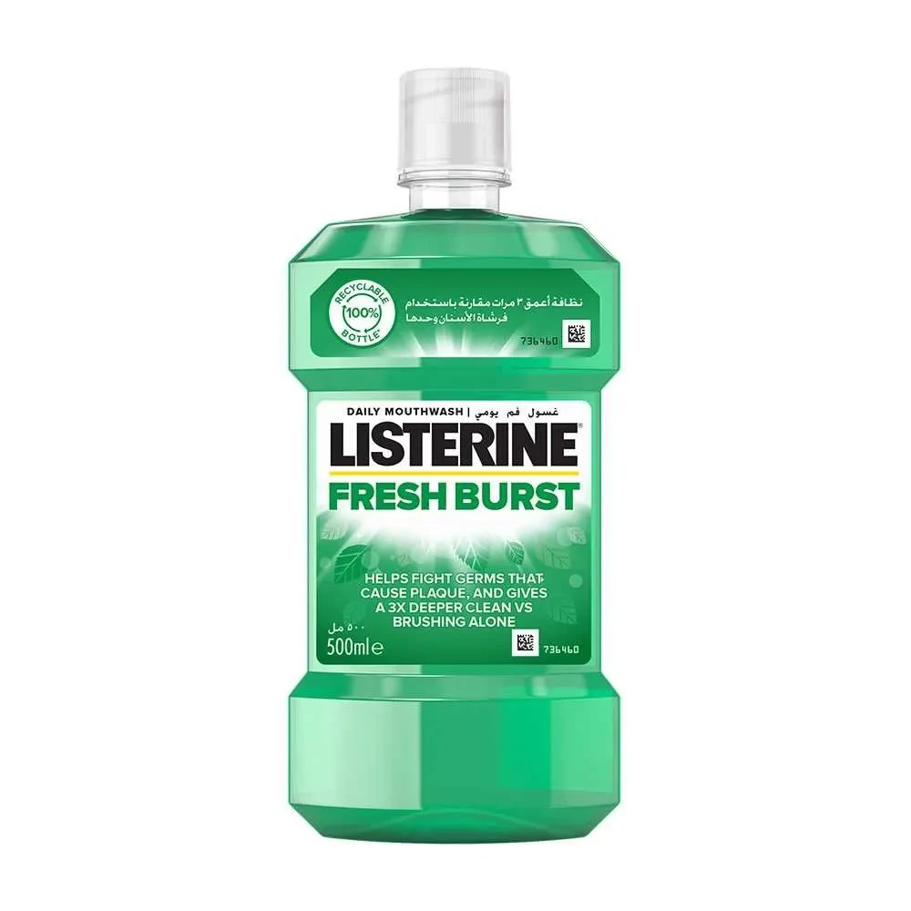 Listerine Mouth-Wash Fresh Burst 500ML