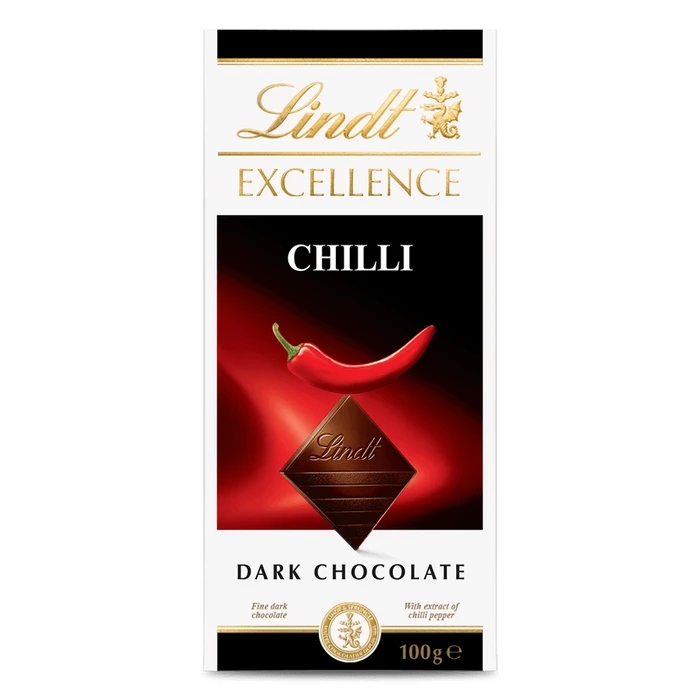 Lindt Chocolate Excellence Chilli 100G