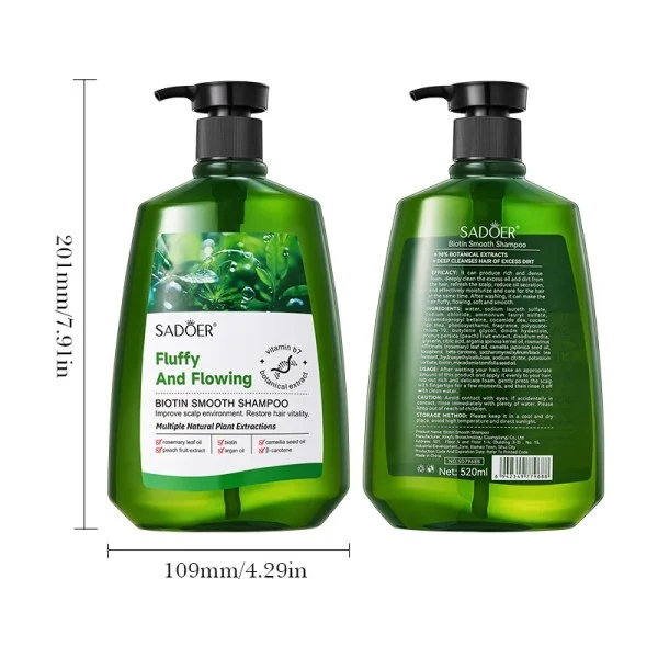 Sadoer Shampoo Fluffy And Flowing 520ML