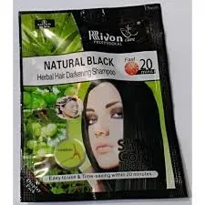 Rivon Colour Shampoo Sachet Black