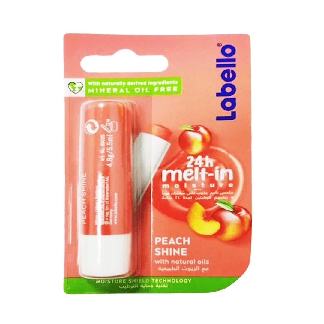 Labello Lip Balm 24H Peach Shine 4.8