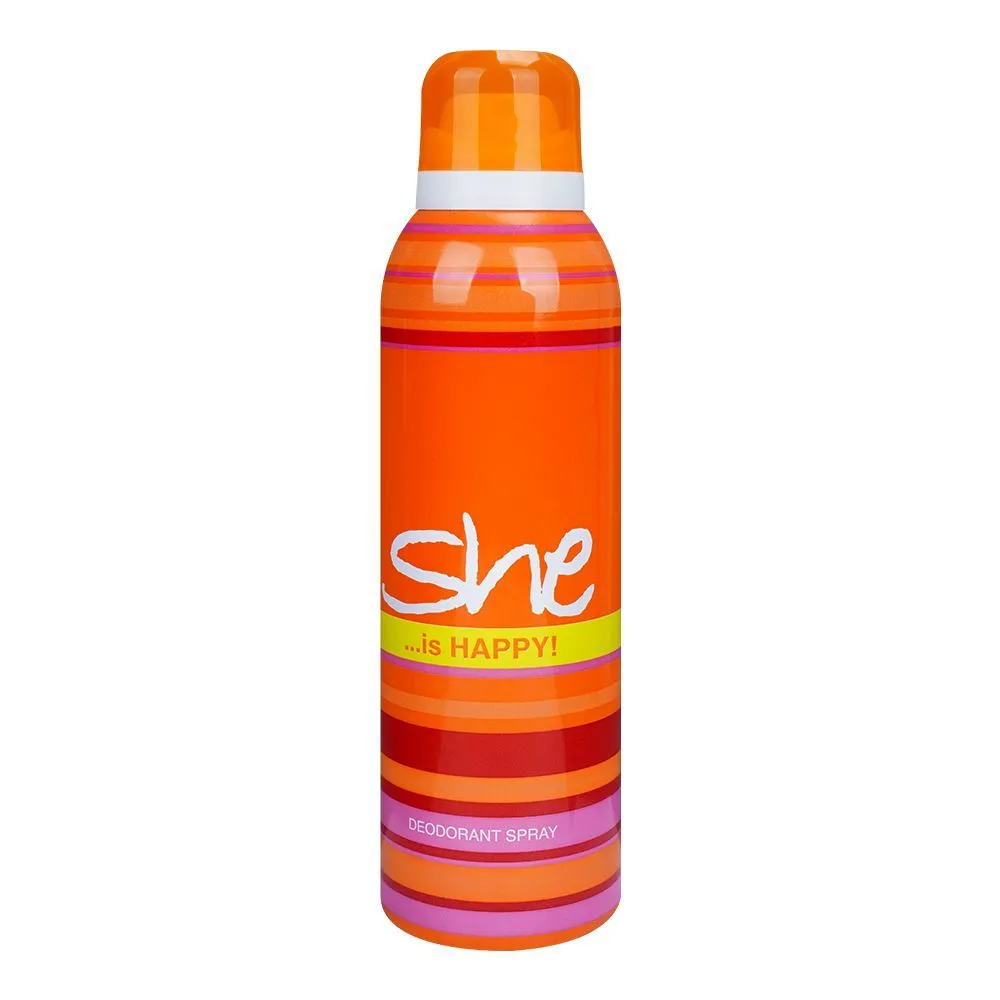 She Body Spray Happy 200Ml