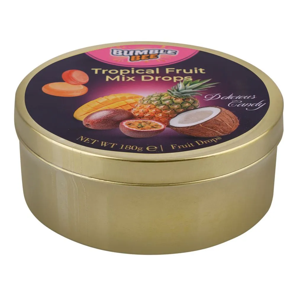 Bumble Bee Candy Tropical Fruit Tin 180G