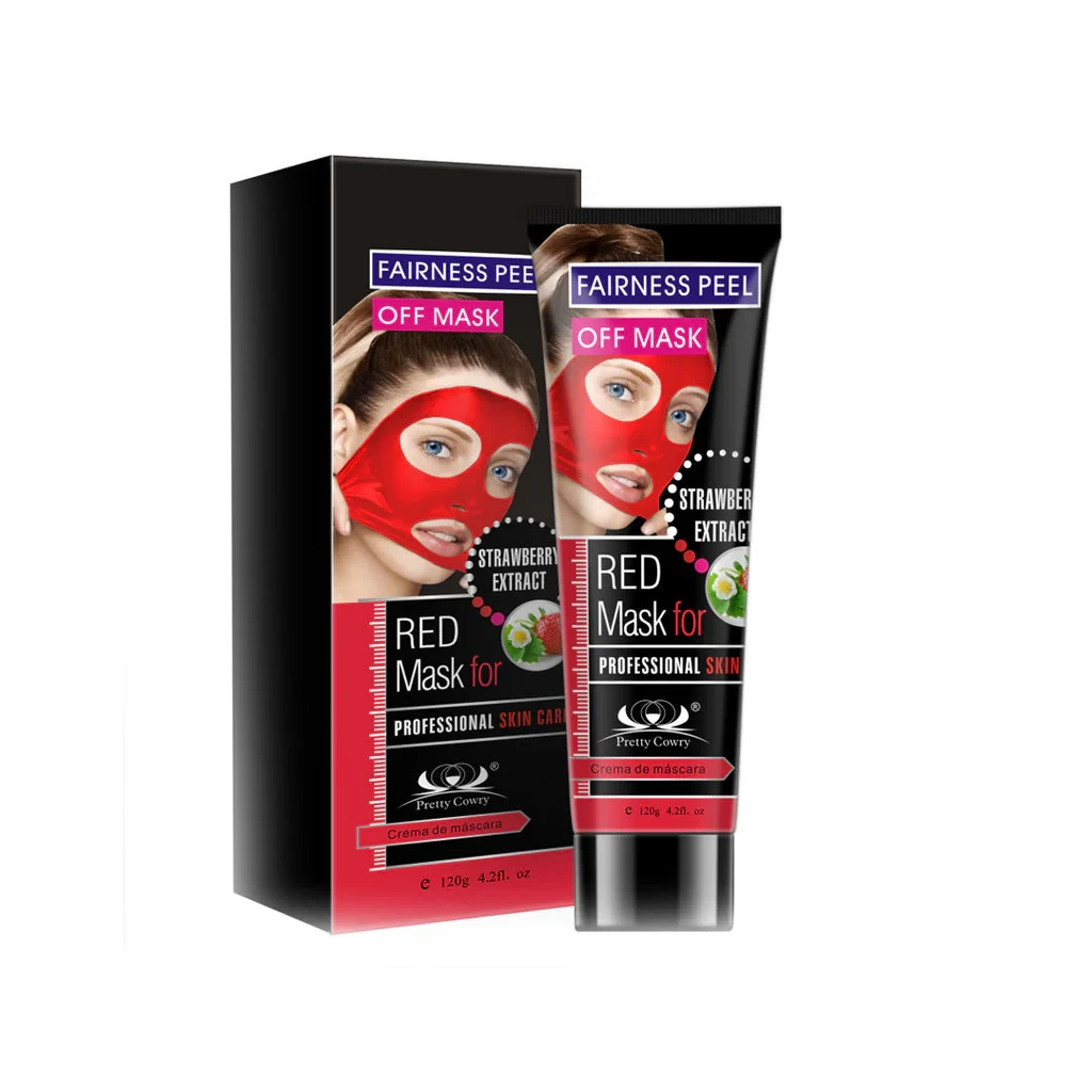 Pretty Cowry Face Mask Red Strawberry