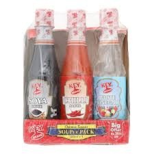 Keybrand Tri Pack Sauces 250ML