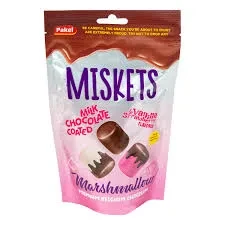 Miskets Chocolate Milk Coated Vanilla And Strawberry 100G