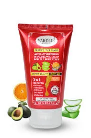 Yardlie Face Wash Anti Acne+Whitening Red 5in1 120ML