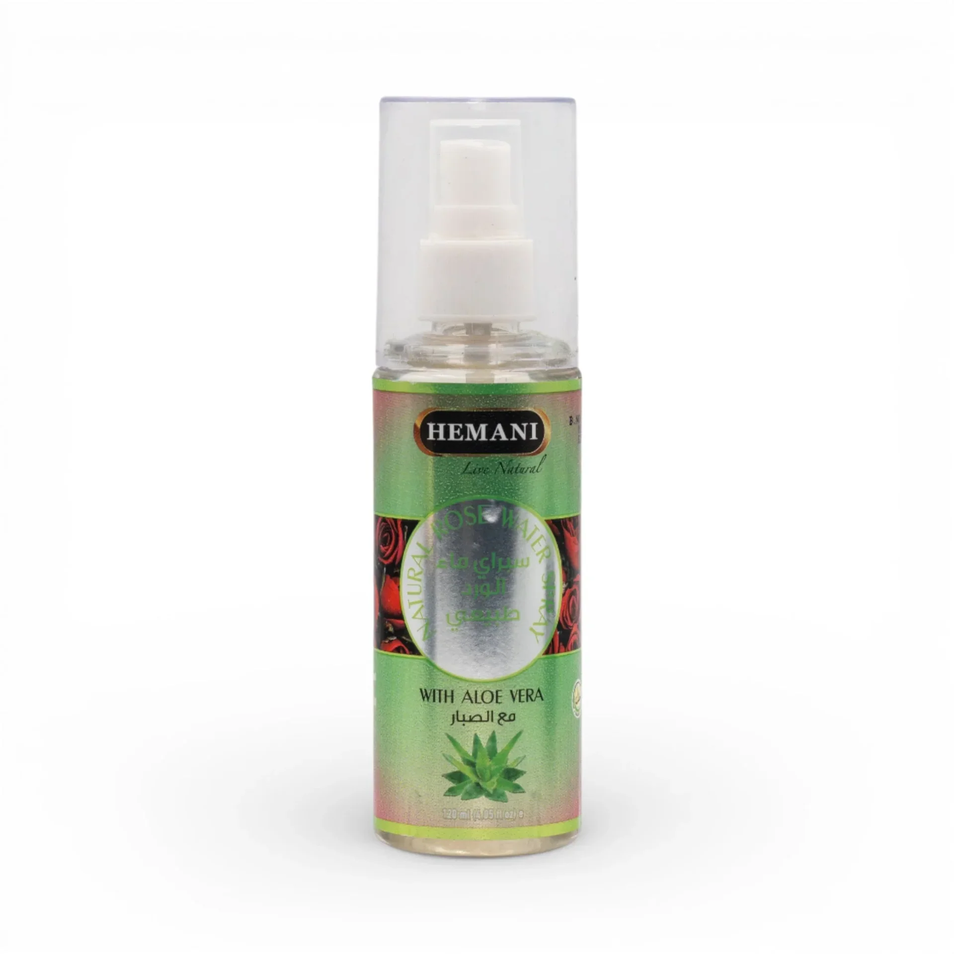 Hemani Rose Water Spray With Aloe Vera Natural 120ML
