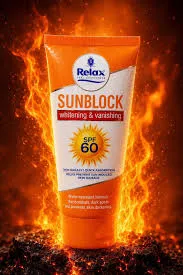 Relax Sunblock Spf60 Whitening And Vanishing 150ML