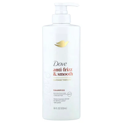 Dove Shampoo Anti Frizz And Smooth 532ML