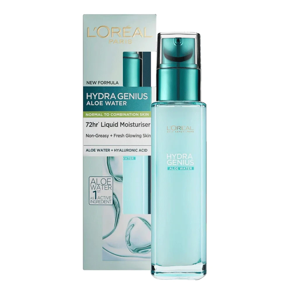 Loreal Water Moisturiser Hydragenius Aloe Water 70Ml