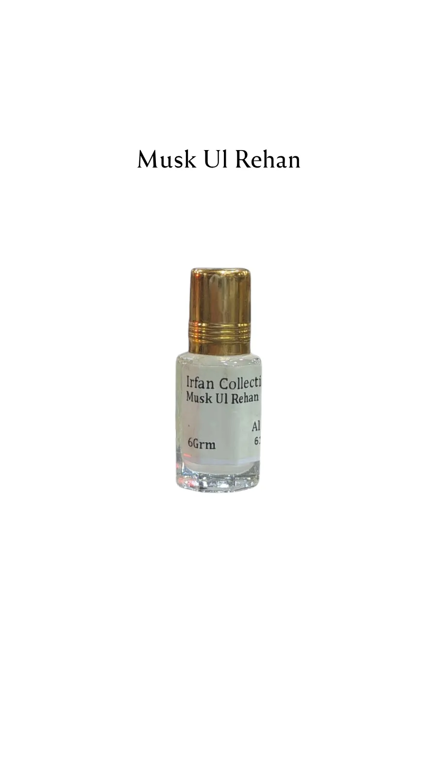 Concentrated Perfume Oil Attar Musk Ul Rehan Specialities Arabic-F Alkhaleej 6ML