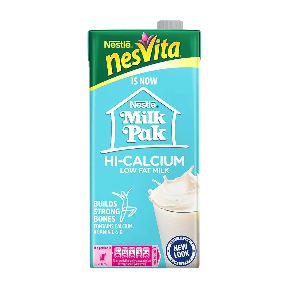 Nestle Nesvita Milk High Calcium Low Fat 1L