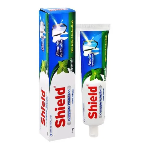 Shield Toothpaste Complete Protection Fluoride Peppermint 40G