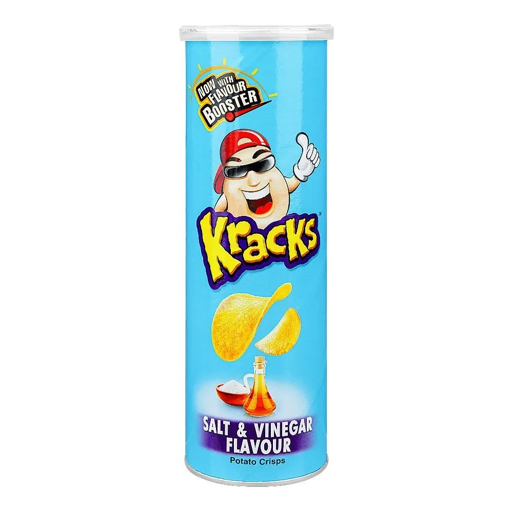 Kracks Potato Chips Salt And Vinegar 110G