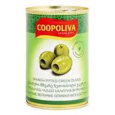 Coopoliva Olives Green Pitted 235G