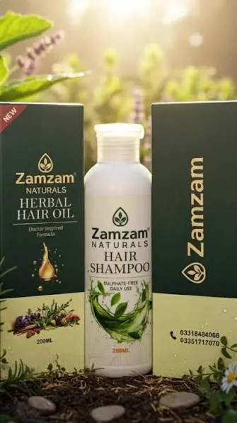 Zamzam Shampoo Naturals Sulphate Free 200ML