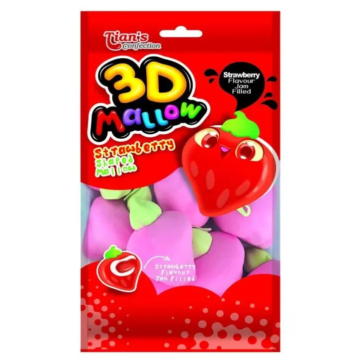 Tians Mallow 3D Strawberry 100G