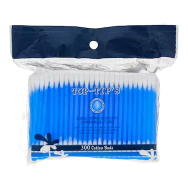 Top Tips Cotton Buds Plastic Loose 300PC