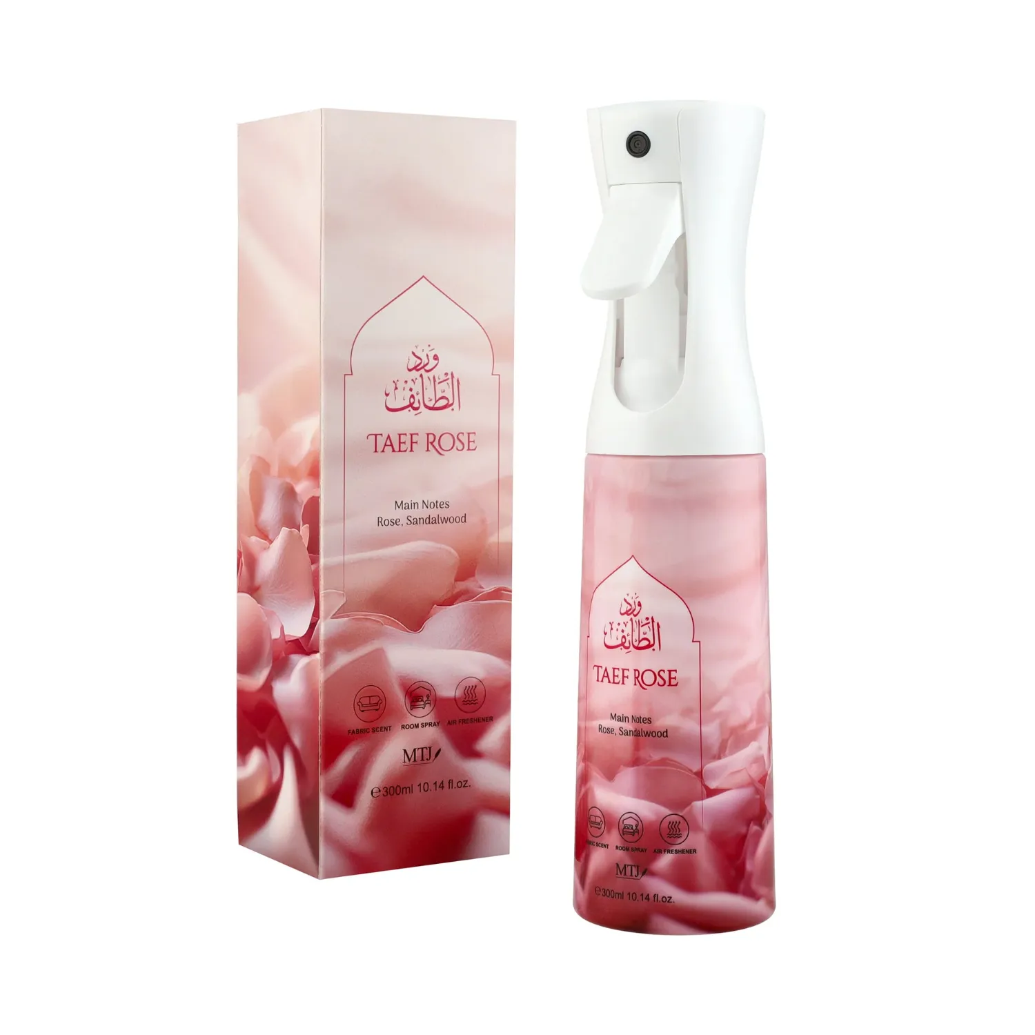 MTJ Air Freshener Zero Gas Taef Rose 300ML