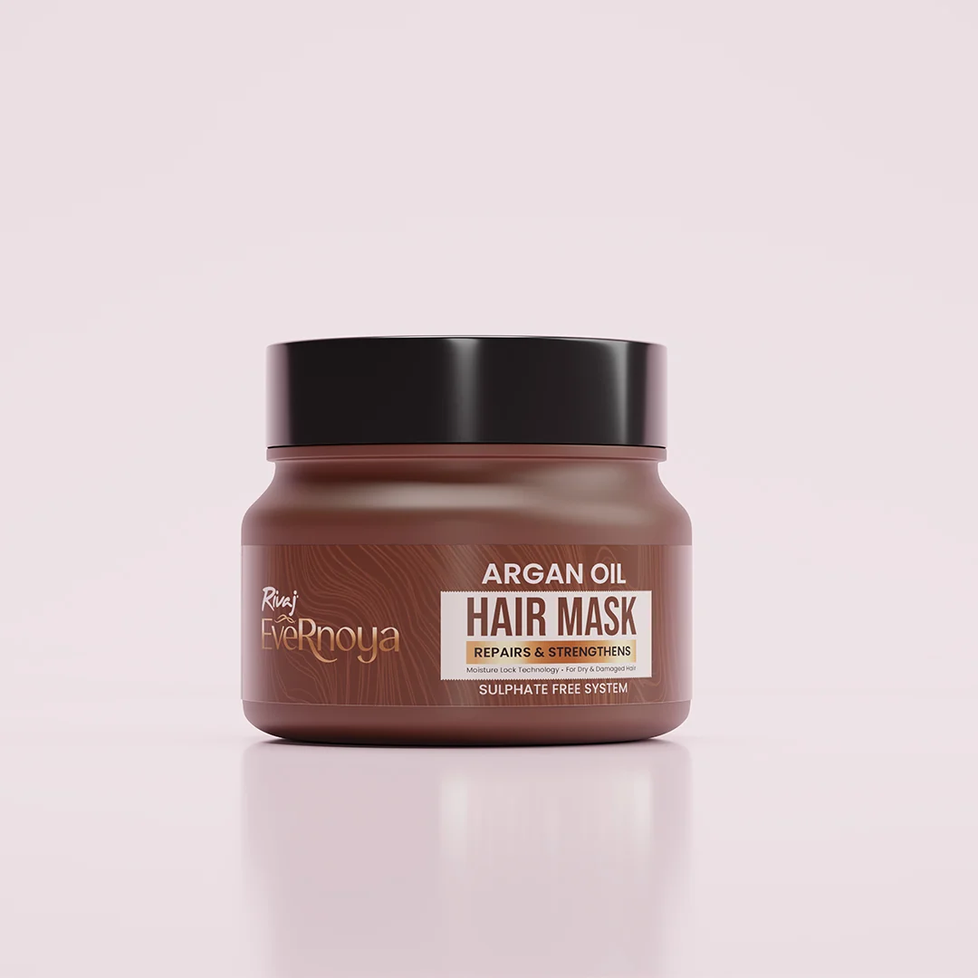 Rivaj Evernoya Hair Mask Argan Oil Repair Sulphate Free 320G