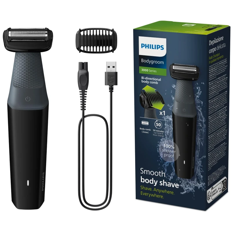 Philips Bodygroom Body Shaver Bg3017-01 3000 Series