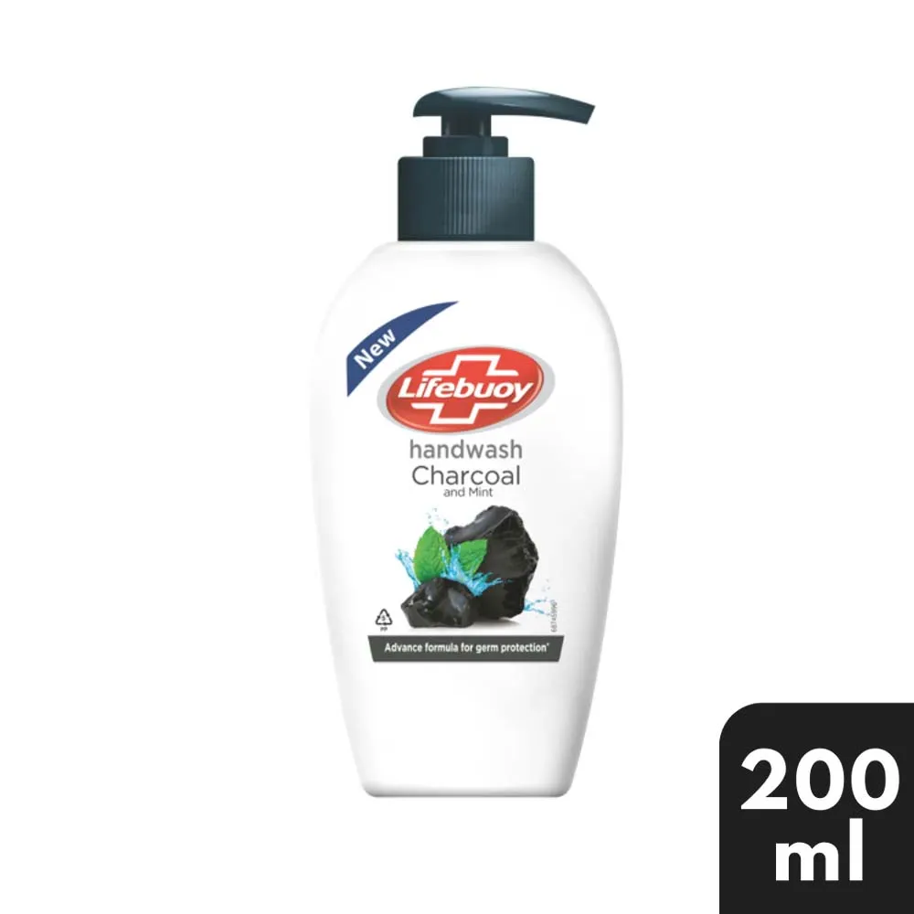 Lifebuoy Hand Wash Charcoal Mint 200Ml
