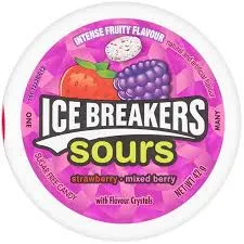 Ice Breakers Sours Mixed Berry 42G