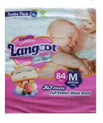 Langot Diapers M-3 84P