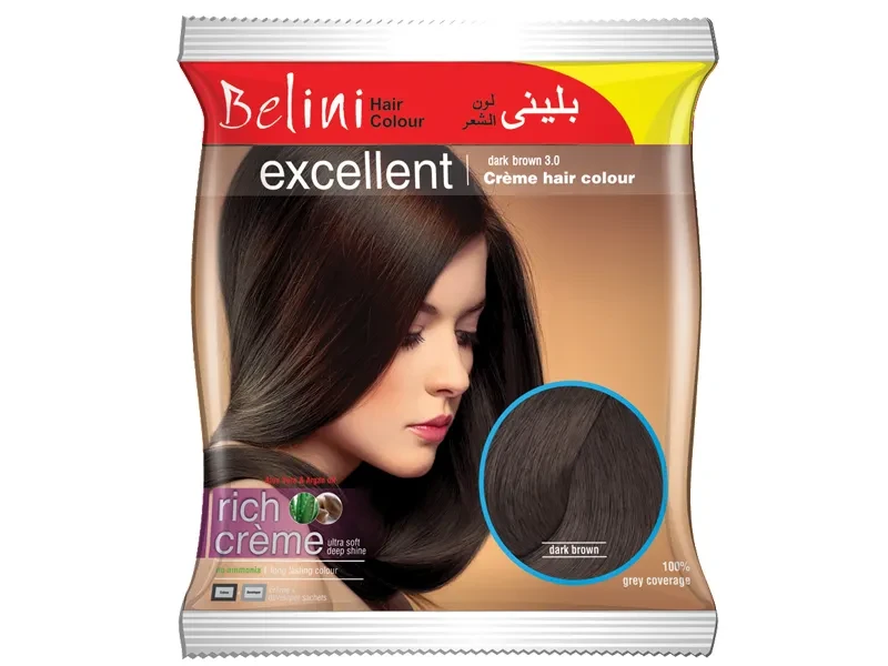 Belini Hair Colour Sachet Dark Brown