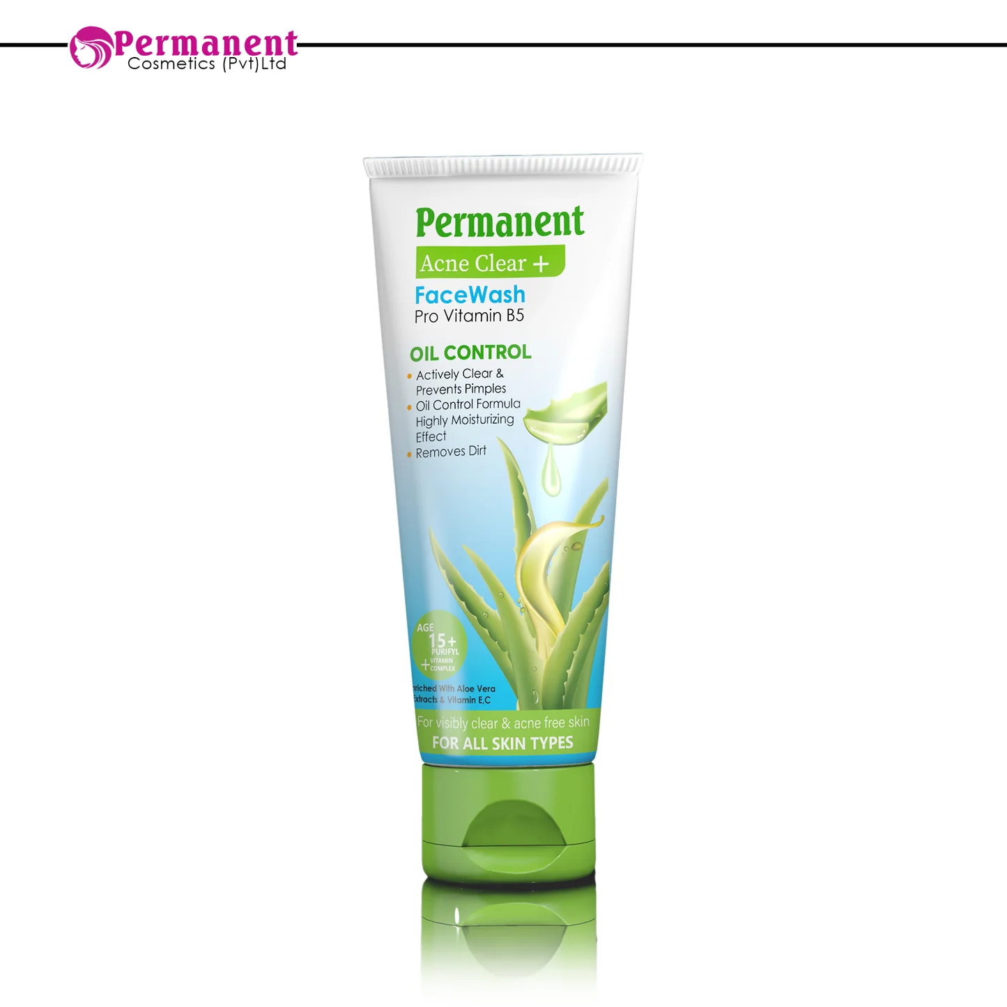 Permanent Face Wash Acne Clear Pk 65ML